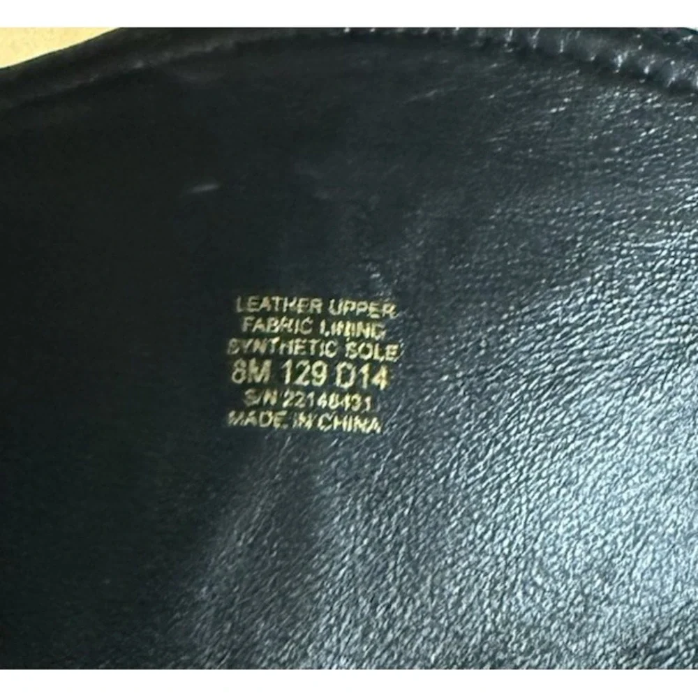 Tory Burch Marlene Black Leather Full‎ Zip Knee High Riding Boots Buckle 8 550$